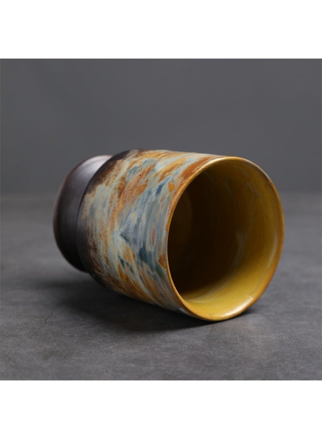 Clink Vintage Style Coffee Cup Creative Japanese Style High-foot Tea Cup Office Home Mug - Image 3